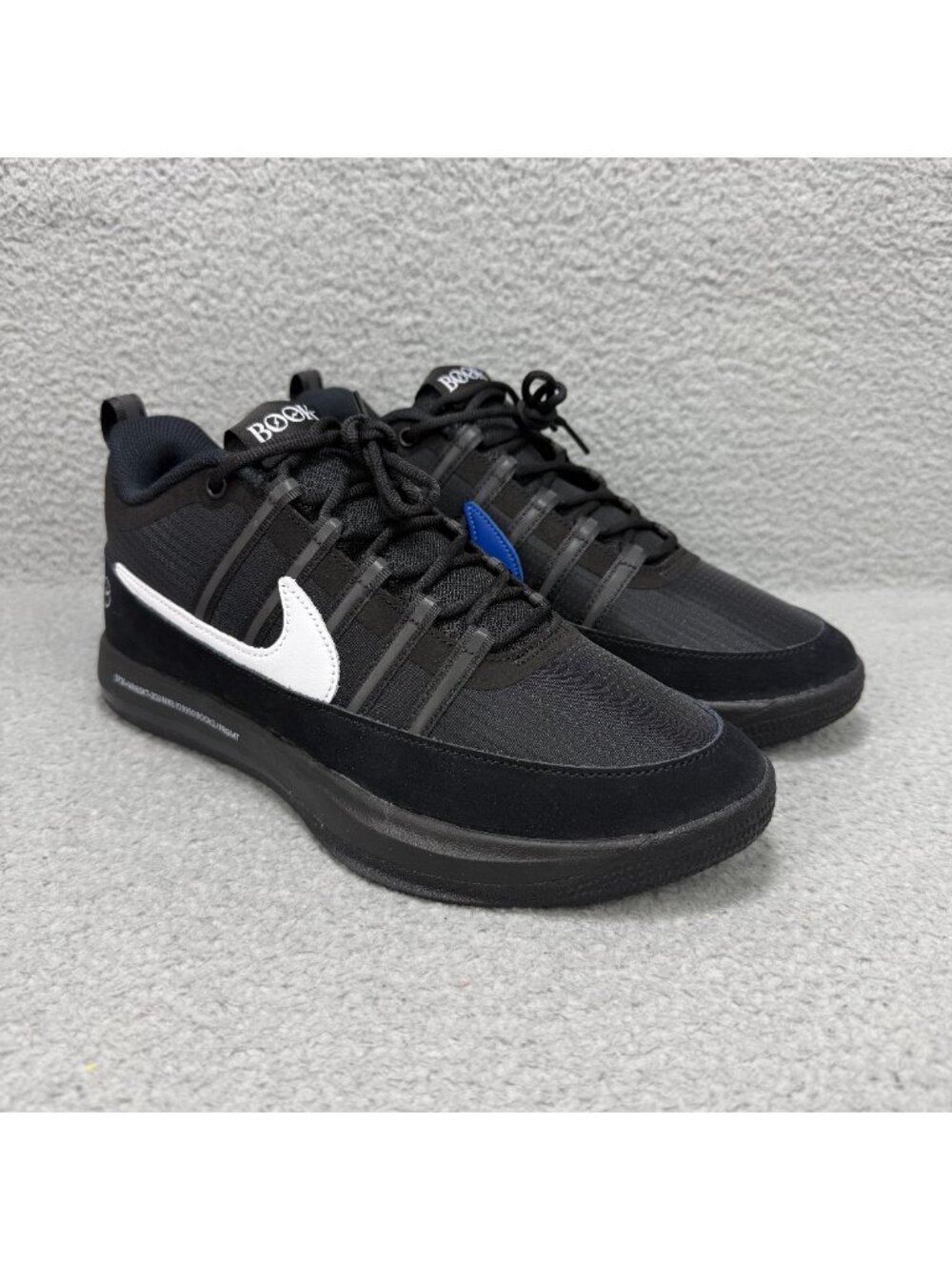 Nike Book 2 Fragment Mens 10 Shoes Black White Blue Hiroshi Fujiwara Sneakers